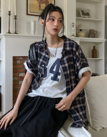 Alo Summer Linen Check Shirt